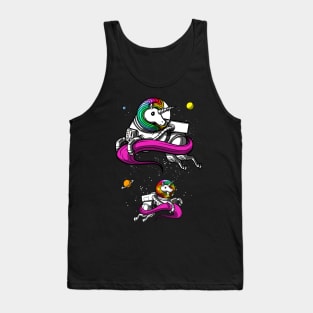 Space Unicorn Astronaut Tank Top